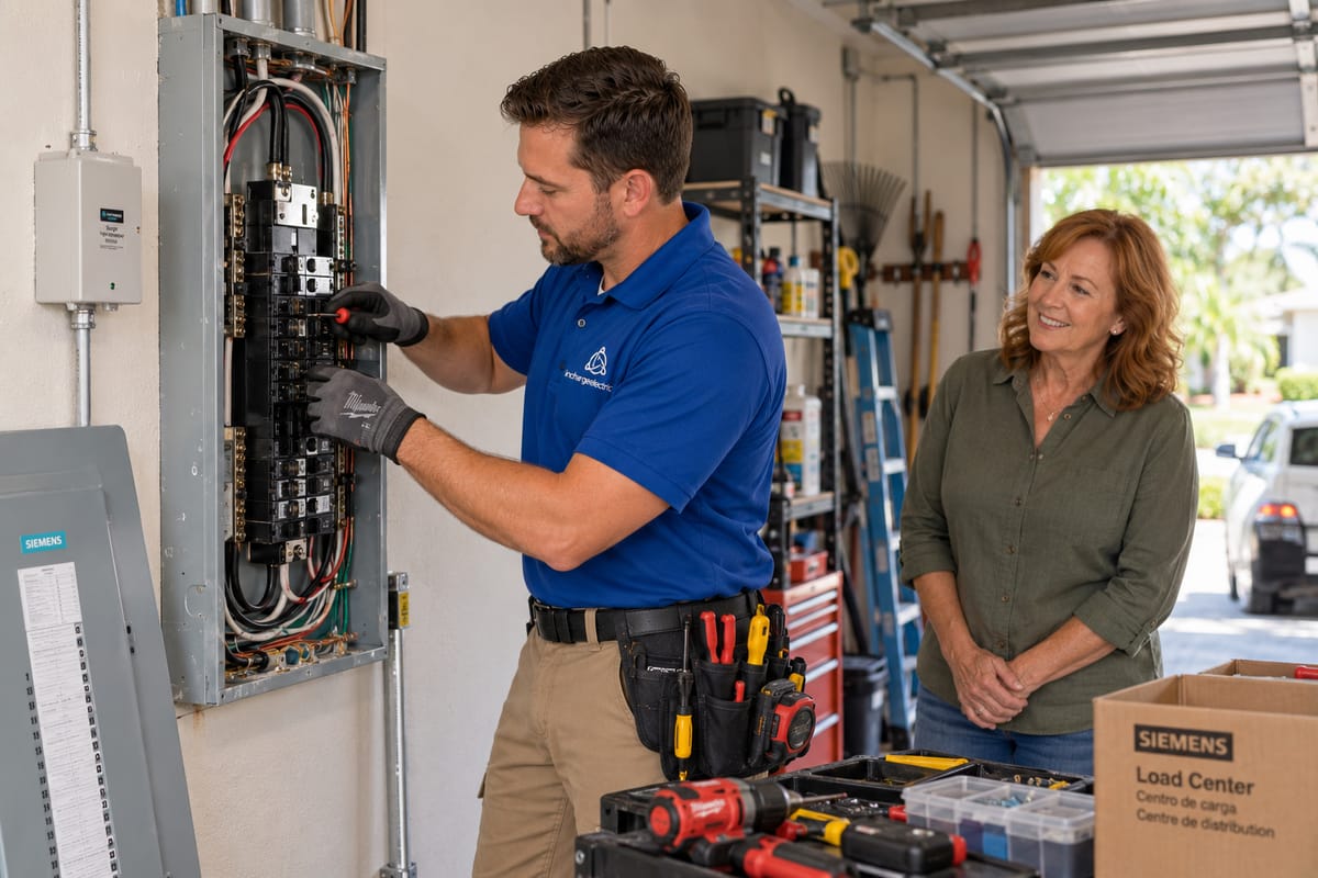 Most panel replacements cost $3,245–$4,045 with permits, but added service work or specialty breakers can increase the price.