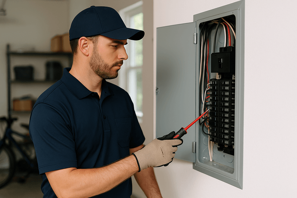 Old or unsafe electrical panels raise fire risk; Central Florida upgrades typically cost $2,500–$4,500 and improve safety and capacity.